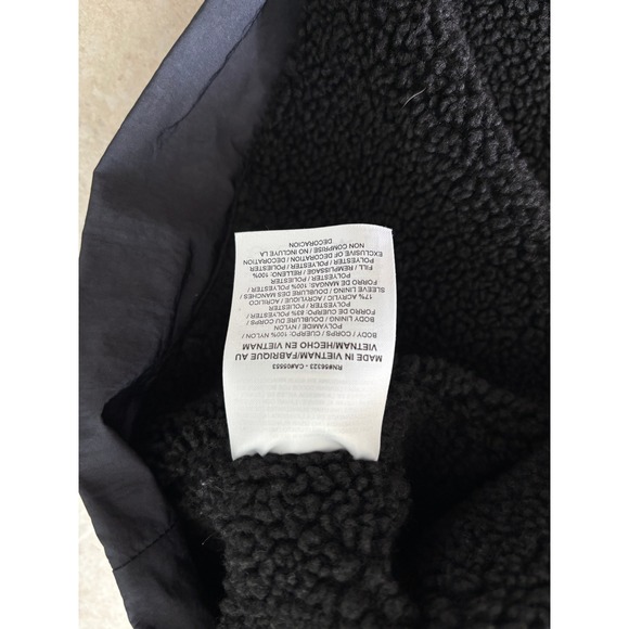 Nike Air Jacket Mens 2XL Black Fleece Woven Outdoor Sporty Vintage‎ Athletic - Picture 7 of 11